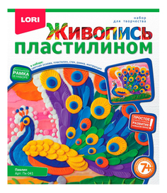 Живопись пластилином Павлин Lori Пк-041