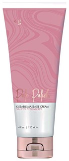 Съедобный массажный крем для поцелуев с ароматом клубники CG Sin City Strawberry - 120 мл,