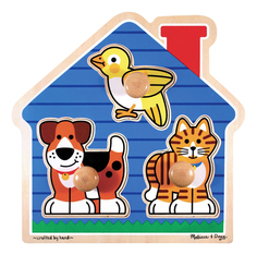 Пазл Melissa & Doug Домик с животными