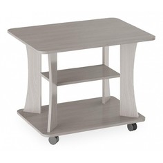 Журнальный стол Трия 40х42х40 см, коричневый/серый Triya