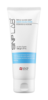 Пенка для лица SNP Lab plus Triple Water Deep Clean Facial Foam 150 гр