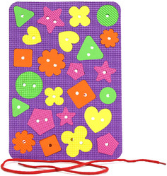 Шнуровка-сортер ELBASCOTOYS Сложные фигуры (01-006)