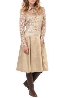 Платье женское Caterina Leman бежевое 40