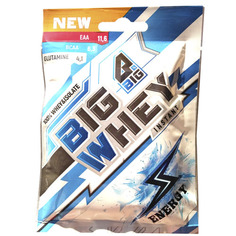 BIG Whey Energy 32 гр. - сывороточный протеин пробник со вкусом энергетика