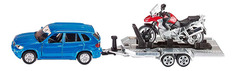 Набор Siku Машина с прицепом и Мотоциклом