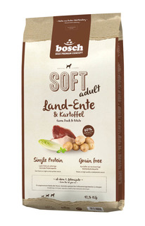 Мягкий корм для собак Bosch Soft Adult, утка и картофель, 12,5кг