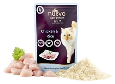Влажный корм для кошек Nuevo Light курица с рисом 85 г