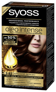 Краска для волос Syoss Oleo Intense 3-82 Красное дерево 50мл
