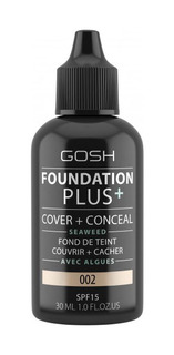 Тональный крем Gosh Foundation Plus+ 002 Ivory 30 мл