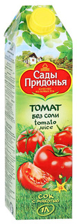 Сок Томат Сады Придонья с мякотью без соли 1 л