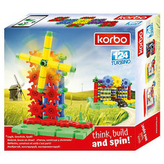 Конструктор Korbo Turbino, 124 детали