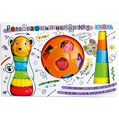 Развивающий набор №3 Knopa пирамидки+сортер