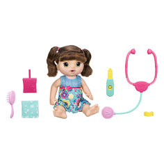 Интерактивная кукла Baby Alive "Малышка у врача" Шатенка Hasbro