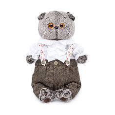 Мягкая игрушка Budi Basa Кот Басик-романтик, 19 см