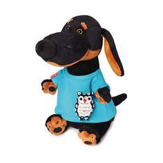 Мягкая игрушка Budi Basa Собака Ваксон в футболке с совой, 29 см