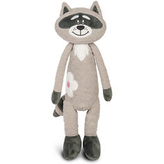 Мягкая игрушка Maxitoys Luxury Slim Енотик с цветочком 33 см