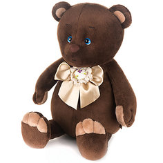 Мягкая игрушка Romantic Plush Club Романтичный медвежонок с бантиком 20 см Maxitoys