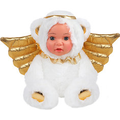 Мягкая игрушка Fluffy Family "Мой мишка ангелочек", белая