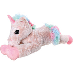 Мягкая игрушка Fluffy Family "Единорог радуга", 48 см, розовая