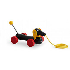 Игрушка-каталка Brio "Такса", маленькая