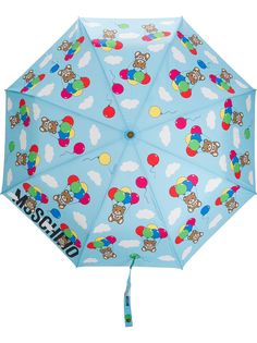 Moschino зонт с принтом Teddy