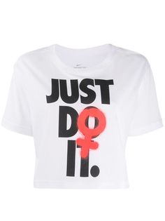 Nike футболка с принтом