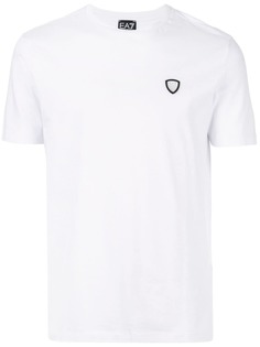 Ea7 Emporio Armani футболка с нашивкой-логотипом