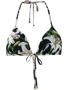 Dolce & Gabbana лиф бикини с принтом