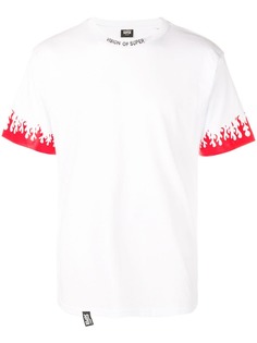 Vision Of Super футболка с принтом пламени на манжетах