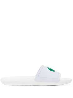 Lacoste шлепанцы с логотипом
