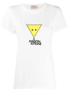 Maison Kitsuné футболка с принтом