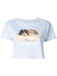 Fiorucci укороченная футболка Vintage Angels