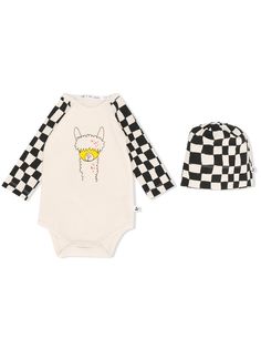 Noé & Zoe комплект для новорожденного с принтом