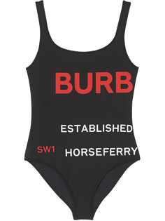 Burberry купальник с принтом Horseferry