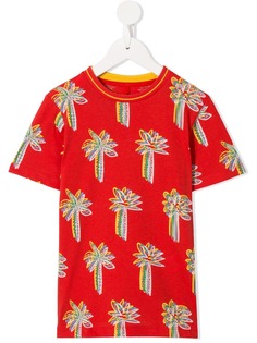 Stella McCartney Kids футболка с принтом пальм