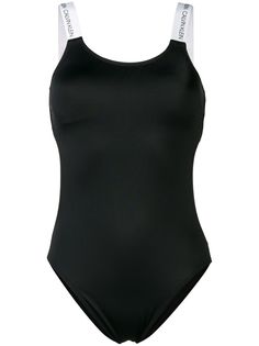Calvin Klein купальник с вырезами и логотипом