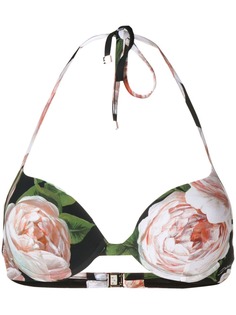 Dolce & Gabbana лиф бикини с цветочным принтом