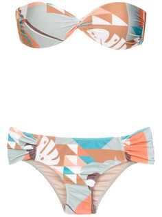 Adriana Degreas Tropiques bandeau bikini set