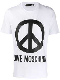 Love Moschino футболка с логотипом