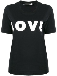 Love Moschino футболка с принтом Love