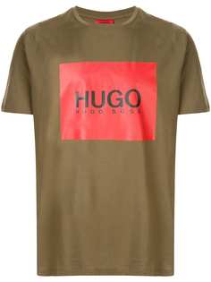 Hugo Hugo Boss футболка с контрастным логотипом