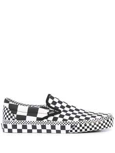 Vans классические слипоны в клетку