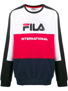 Fila толстовка в стиле колор-блок с логотипом