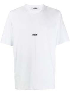 MSGM футболка с логотипом