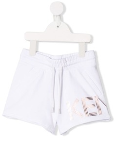 Kenzo Kids шорты с кулиской и логотипом