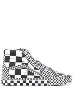 Vans высокие кеды в клетку