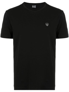 Ea7 Emporio Armani футболка с нашивкой-логотипом