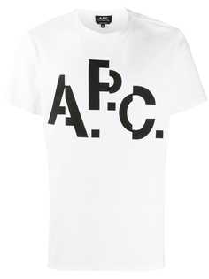 A.P.C. футболка с логотипом