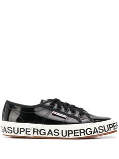 Superga кеды на платформе с логотипом