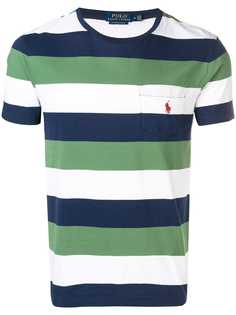 Polo Ralph Lauren футболка в полоску с логотипом